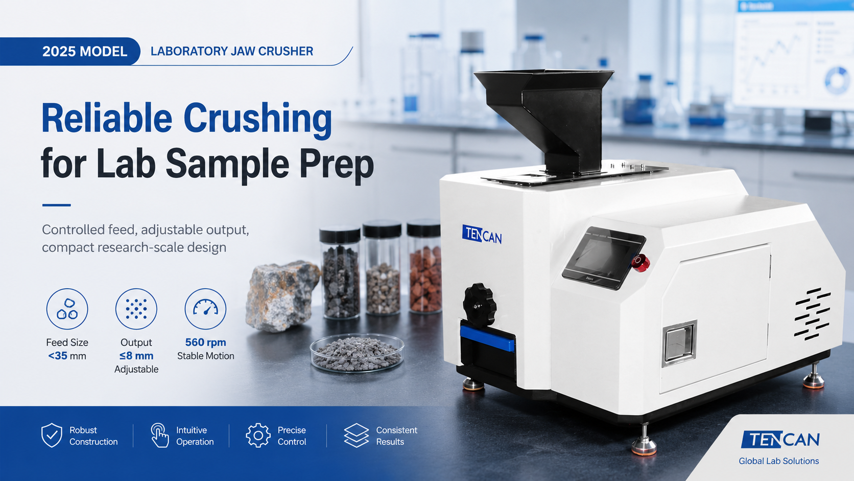 Maaasahang Gabay sa Paghahanda ng Sample para sa Laboratoryo Jaw Crusher 2025 Modelo